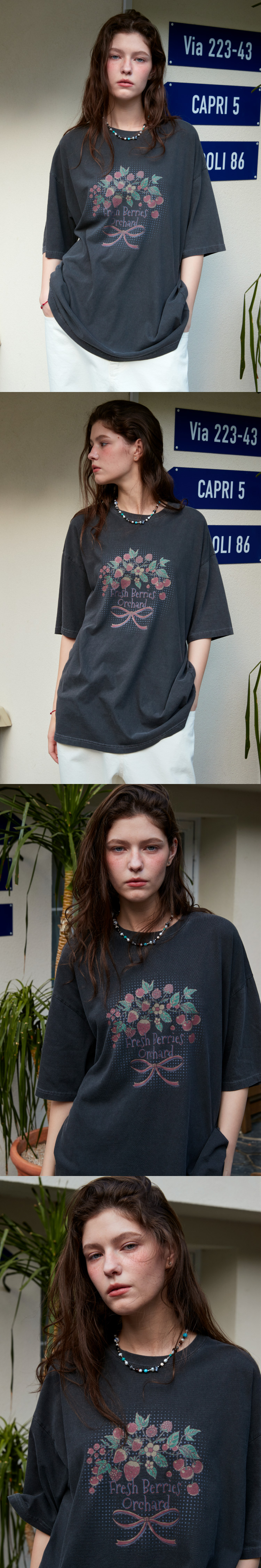 [CPGN STUDIO]★25SS★FRESH BERRY SHORT SLEEVE T-SHIRT MUSINSA | CPGN STUDIO Fresh Berry Pigment Short Sleeve T