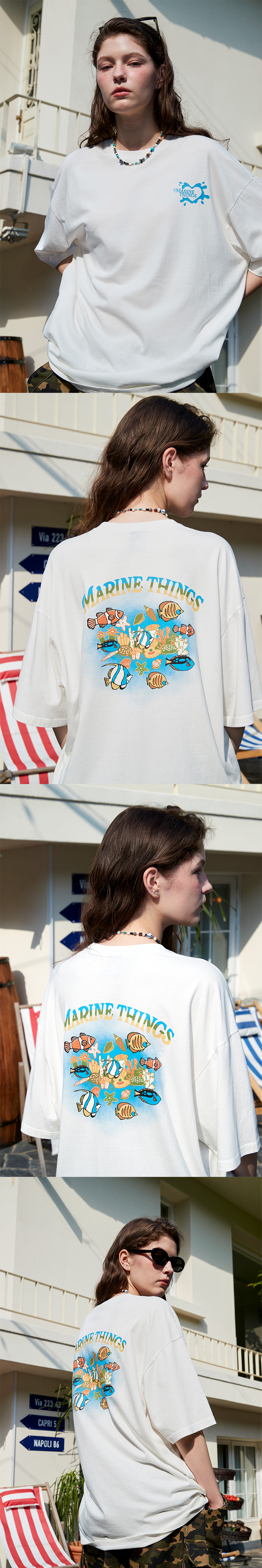 【CPGN STUDIO】25SS★ Marine Blue Short Sleeve Tee MUSINSA | CPGN STUDIO Marine Blue Short Sleeve T-Shirt Star