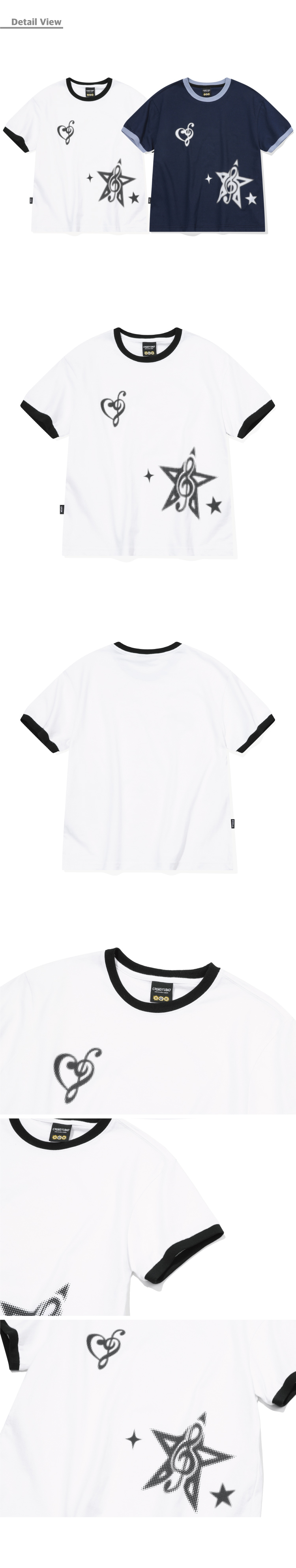 [CPGN STUDIO]★HEART CLEF CROP RINGER SHORT SLEEVE T-SHIRT MUSINSA | CPGN STUDIO Heart Clef CROP Ringer Short Sleeve T