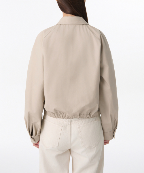 Женский хлопковый блузон, light beige