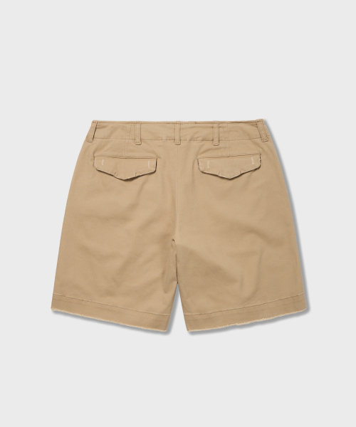 Состаренные винтажные шорты чинос Beige
