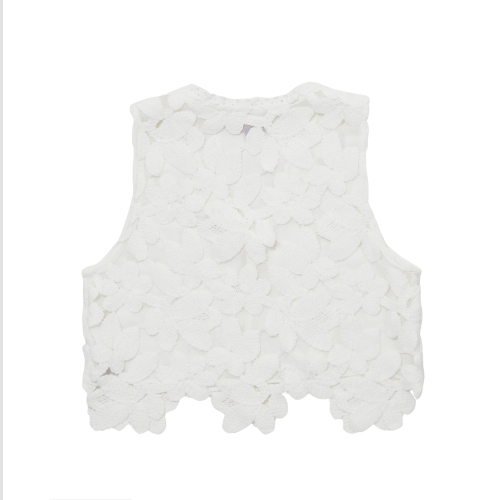 Женская майка Leaf White_FR2WV60F