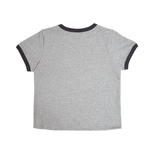 W Ringer Tee in Grey