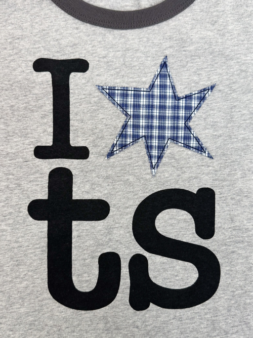 W Ringer Tee in Grey