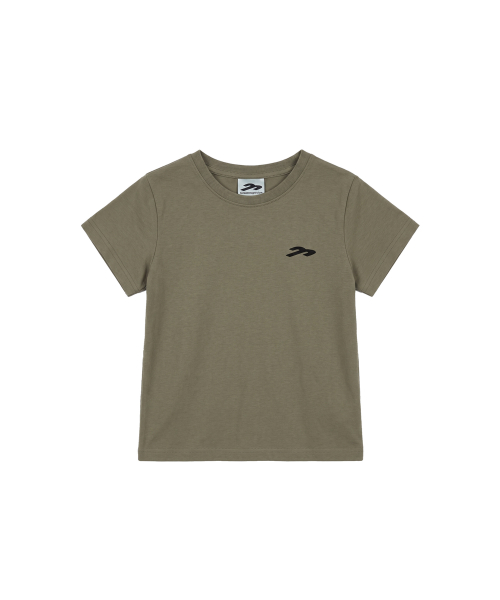 Mountain W Tee in Khaki