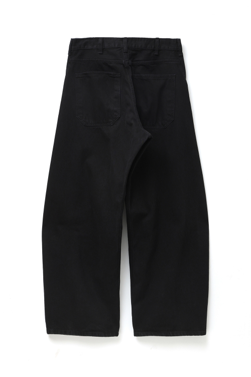 Wide Curve Jeans Jet Black