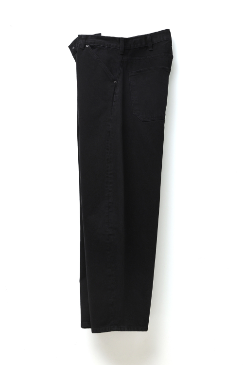Wide Curve Jeans Jet Black