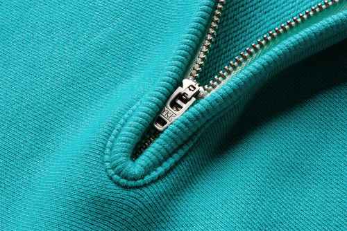 CLASSIC QUARTER ZIP H/S SWEATSHIRT [TURQUOISE BLUE]