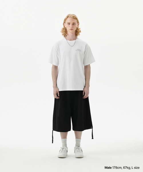 BERMUDA CAMO POCKET SWEATSHORT BLACK(MG2FMMPA05A)