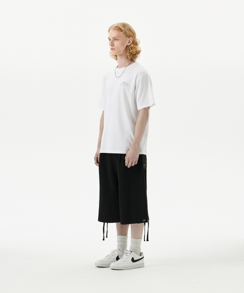 BERMUDA CAMO POCKET SWEATSHORT BLACK(MG2FMMPA05A)