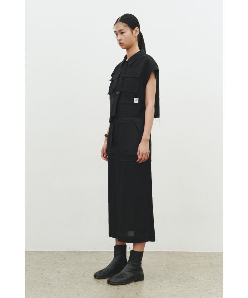 Layered Pocket Vest_RQVAM25580BKX