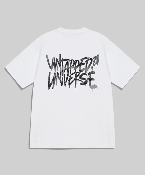 Оверсайз футболка Universe Paint Flow с надписью 8 COLOR