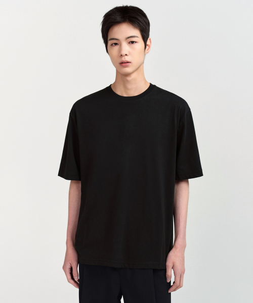 [Cooltandard] Relaxed Fit Crew Neck T-Shirt 3-Pack thumbnail 5
