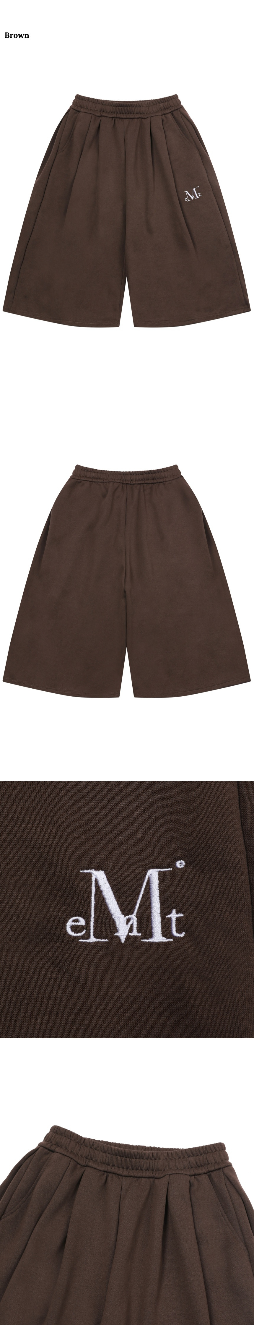 MUSINSA | MUCENT Mars Side Pintuck Bermuda Half Pants Unisex