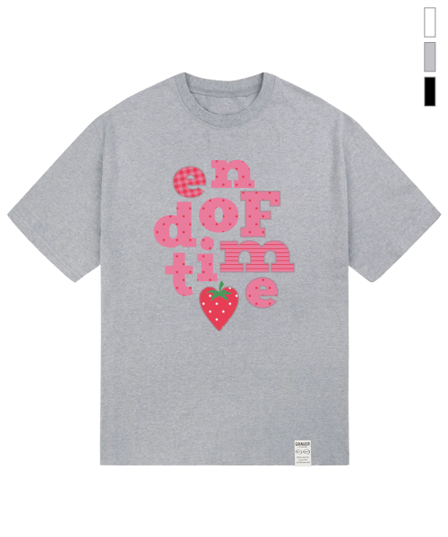 [UNISEX] Berry END OF TIME T-shirt _3color thumbnail 3