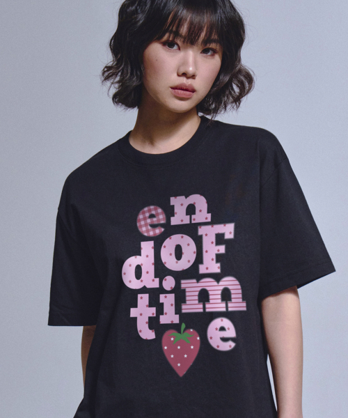 [UNISEX] Berry END OF TIME T-shirt _3color thumbnail 10