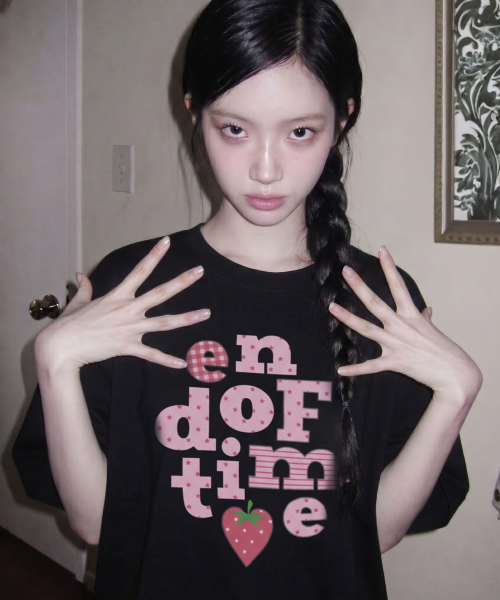 [UNISEX] Berry END OF TIME T-shirt _3color thumbnail 14