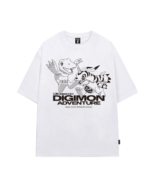 Оверсайз футболка Agumon&Gabumon [Digimon] - 2COLOR