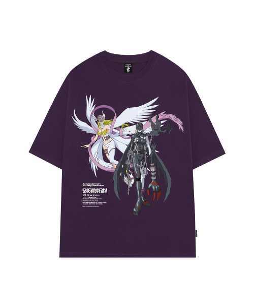 Оверсайз футболка Angewomon&LadyDevimon - 3COLOR