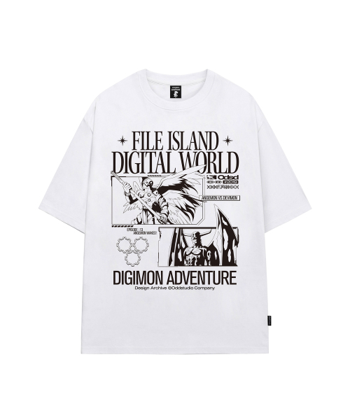 Digimon Adventure Angemon & Devimon Overfit T-shirt 4 цвета