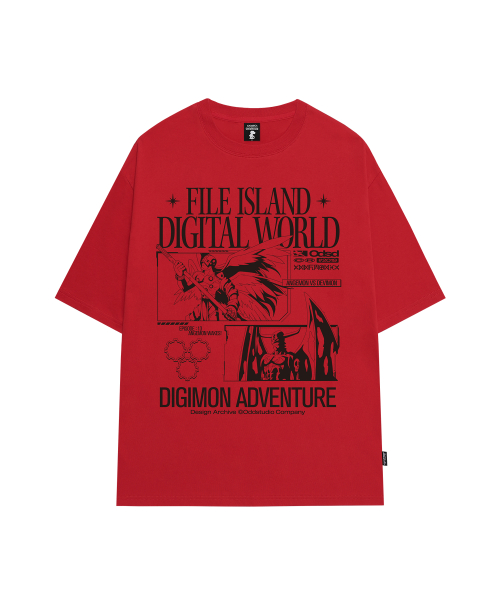 Digimon Adventure Angemon & Devimon Overfit T-shirt 4 цвета
