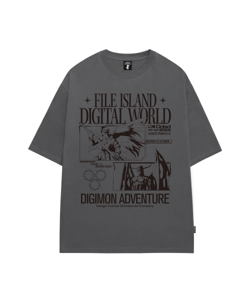 Digimon Adventure Angemon & Devimon Overfit T-shirt 4 цвета