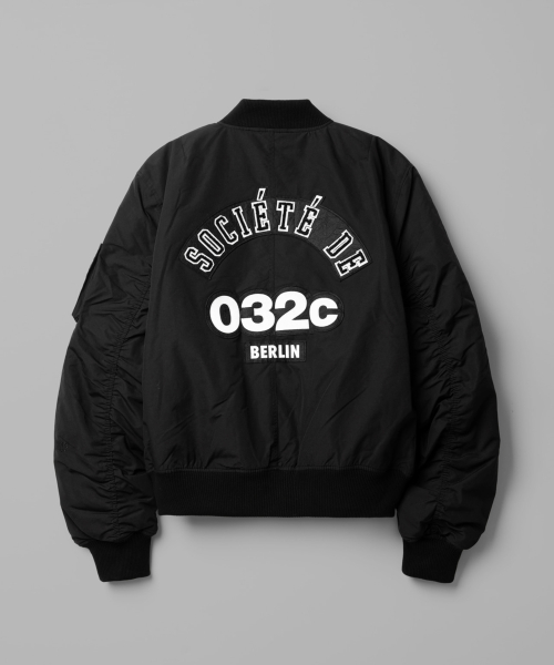 (U) Бомбер NIGHTHAWKS BOMBER SEOUL JACKET BLACK