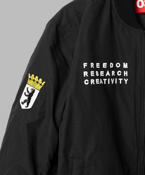 (U) Бомбер NIGHTHAWKS BOMBER SEOUL JACKET BLACK