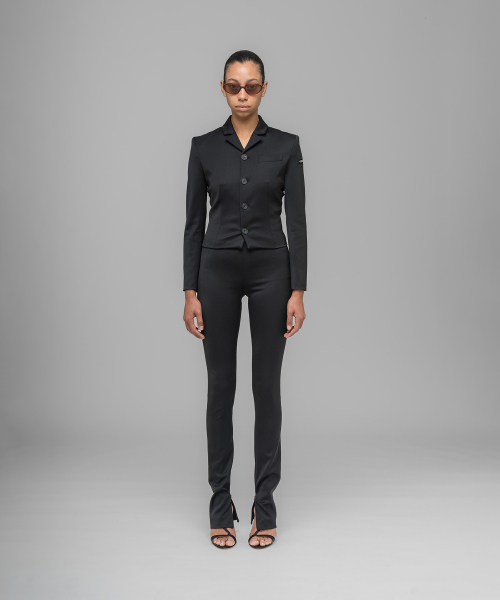 (W) Приталенный пиджак TRAPEZE TOO TIGHT SUIT JACKET BLACK
