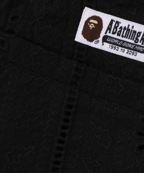 Свободные шорты с вышивкой (M) BLACK