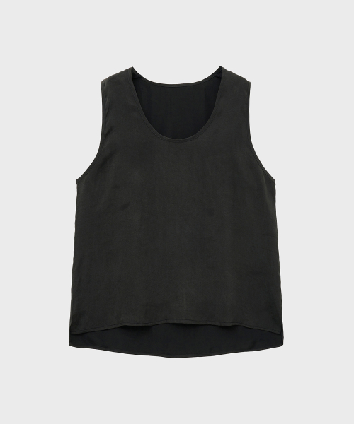 Вискозная майка с U-вырезом (Black)