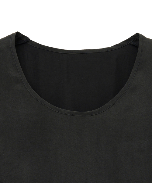 Вискозная майка с U-вырезом (Black)