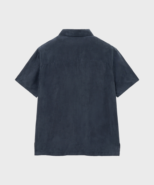 Свободное поло на молнии (Navy)