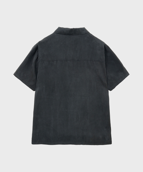 Свободное поло на молнии (Dark Gray)