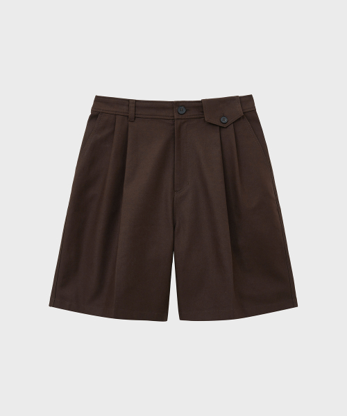 Плотные широкие шорты бермуды чинос (Brown)