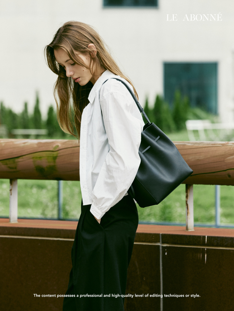 ★LE ABONNE★ JUDD bag_black MUSINSA | LE ABONNE JUDD bag black
