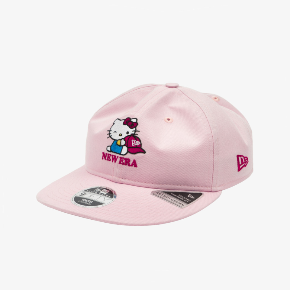 ■New Era■ KIDS HELLO KITTY X NEW ERA 950 BALL CAP PINK 147 New Era New Era Kids Mesh Cap Youth 9FORTYA-Frame Hello