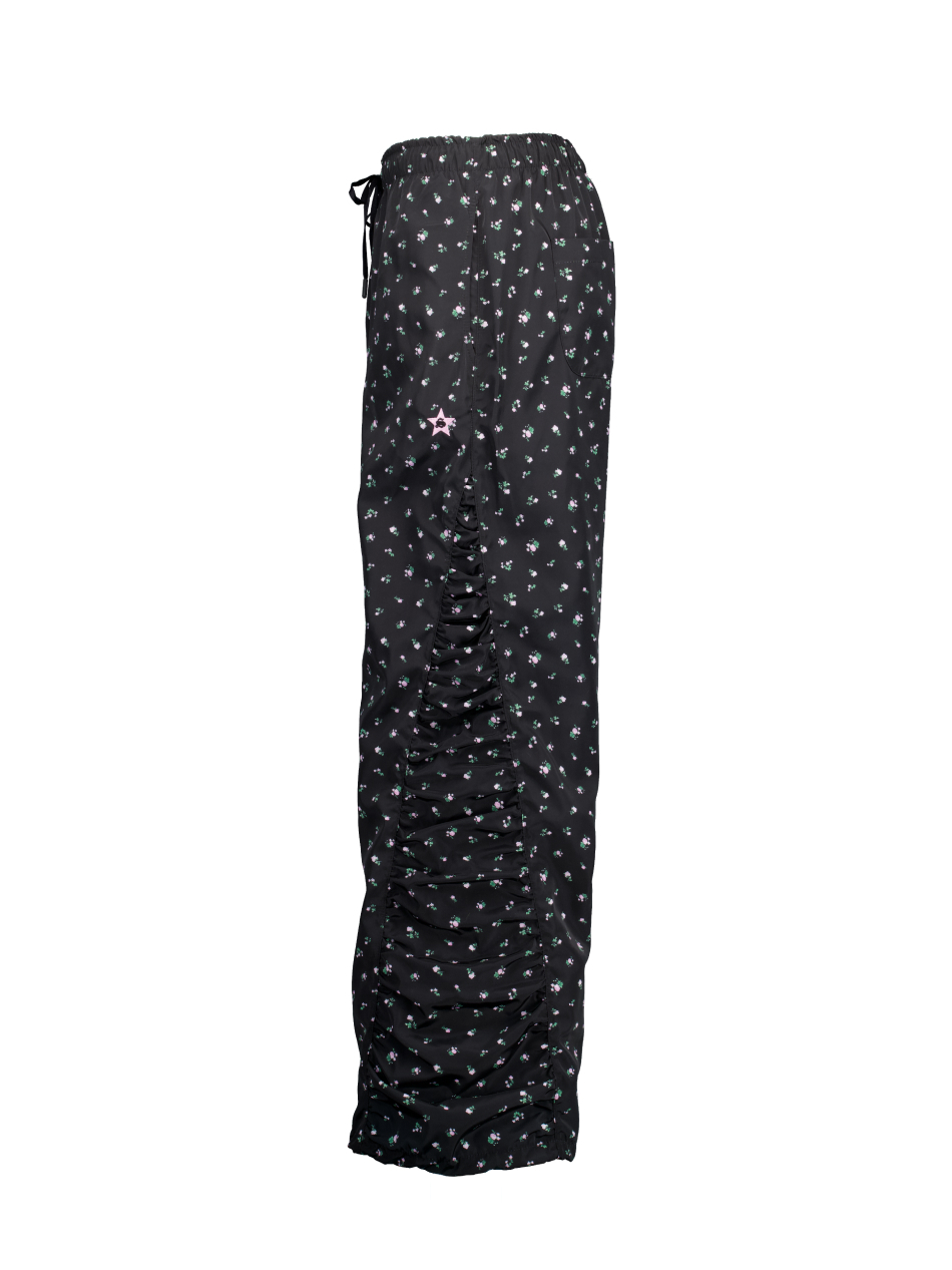 【SETUP-EXE】FLOWER SHIRRING PANTS★25SS MUSINSA | SETUPEXE FLOWER SHIRRING PANTS / BLACK
