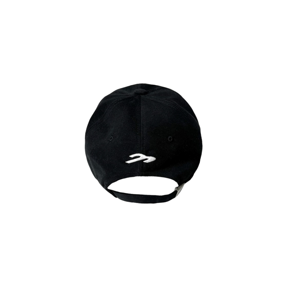 HORN APPLIQUE BALL CAP IN BLACK BACK