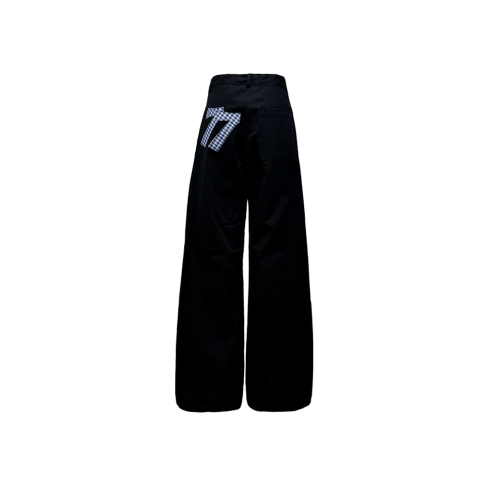送料/関税込 ●tansanmagnesium● 77 Applique Pants WASHER STRIPE ELASTIC HEM PANTS – THE SHOP YOHJI YAMAMOTO