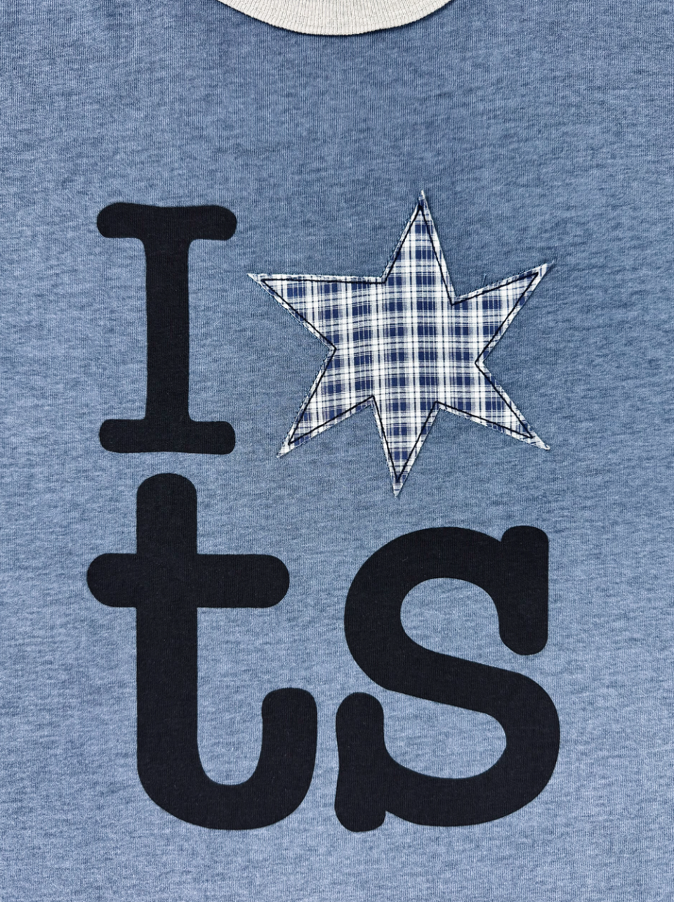 MUSINSA公式 | TANSANMAGNESIUM Ringer T-shirt Blue (Women)