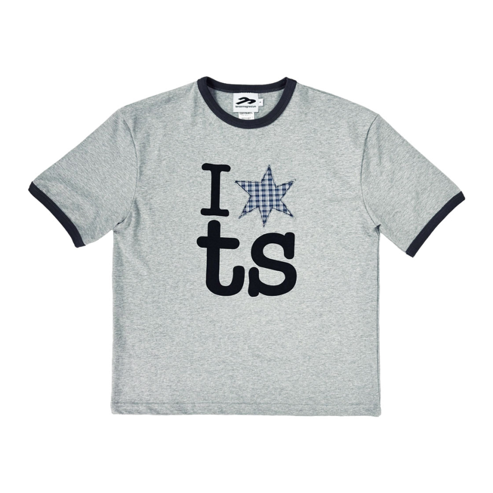 MUSINSA公式 | TANSANMAGNESIUM Ringer T-shirt Gray (Men)
