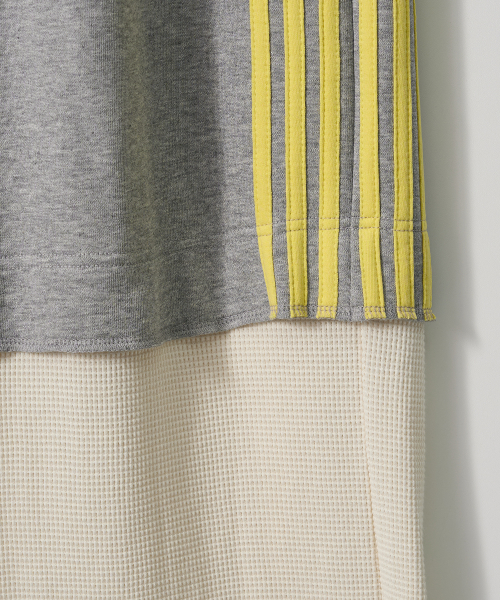 Binding Layered Sweatpants (MELANGE GRAY)