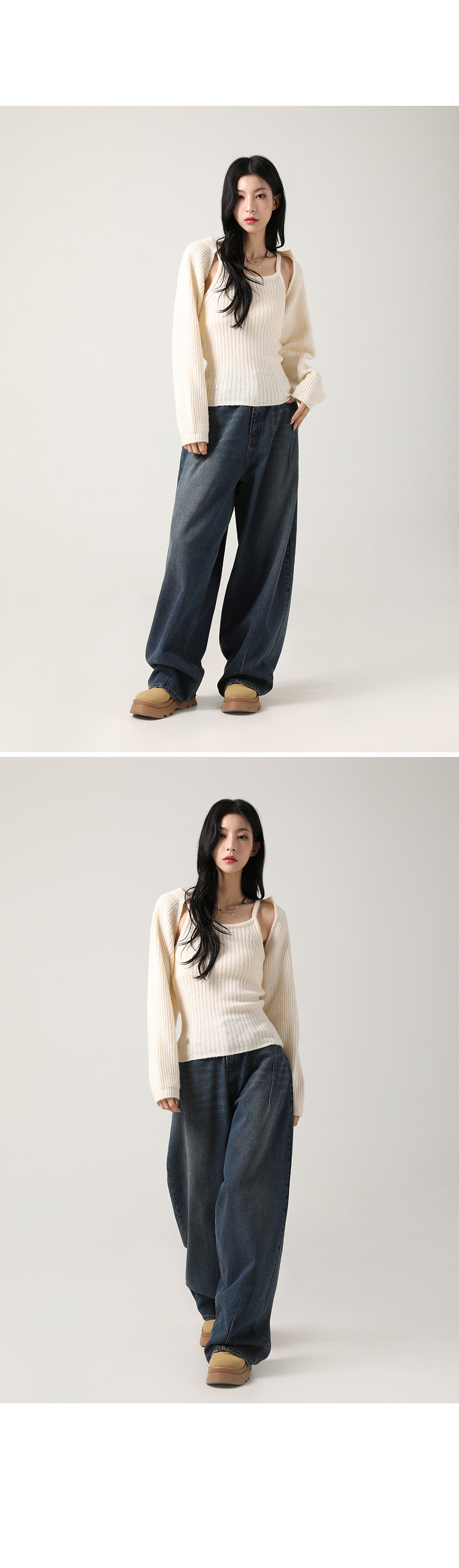 アウターその他 AVANDRESS Adel Bolero Cardigan Knit Set IVORY Ivory Mohair Bolero – Breathable Jacket for Wedding Dress