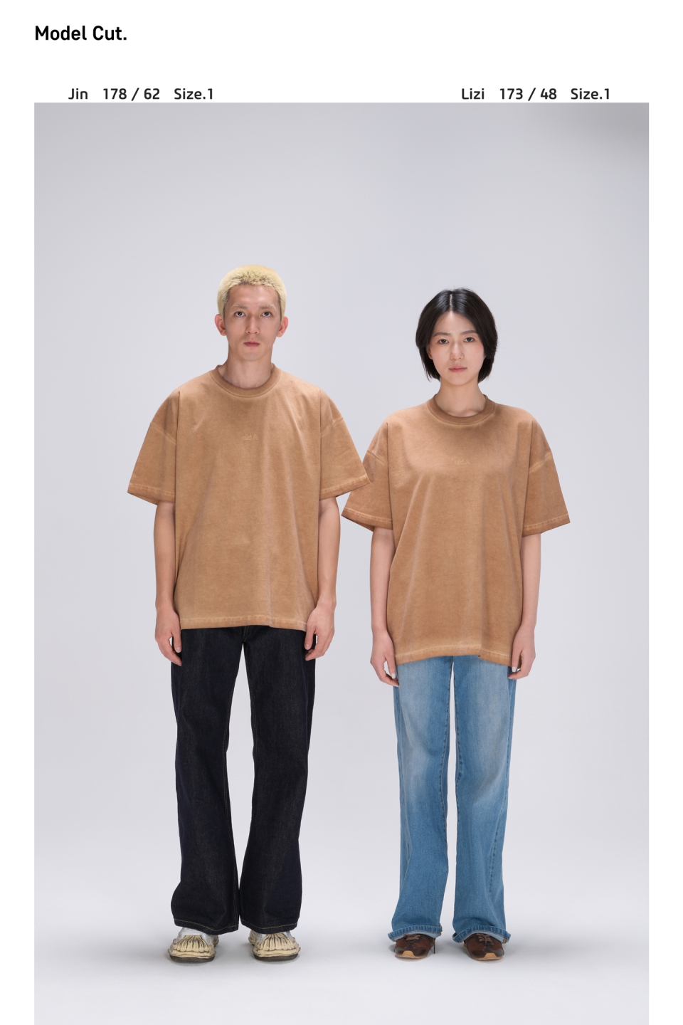 MUSINSA公式 | AKIA Oversized Short Sleeve T-Shirt - Pigment