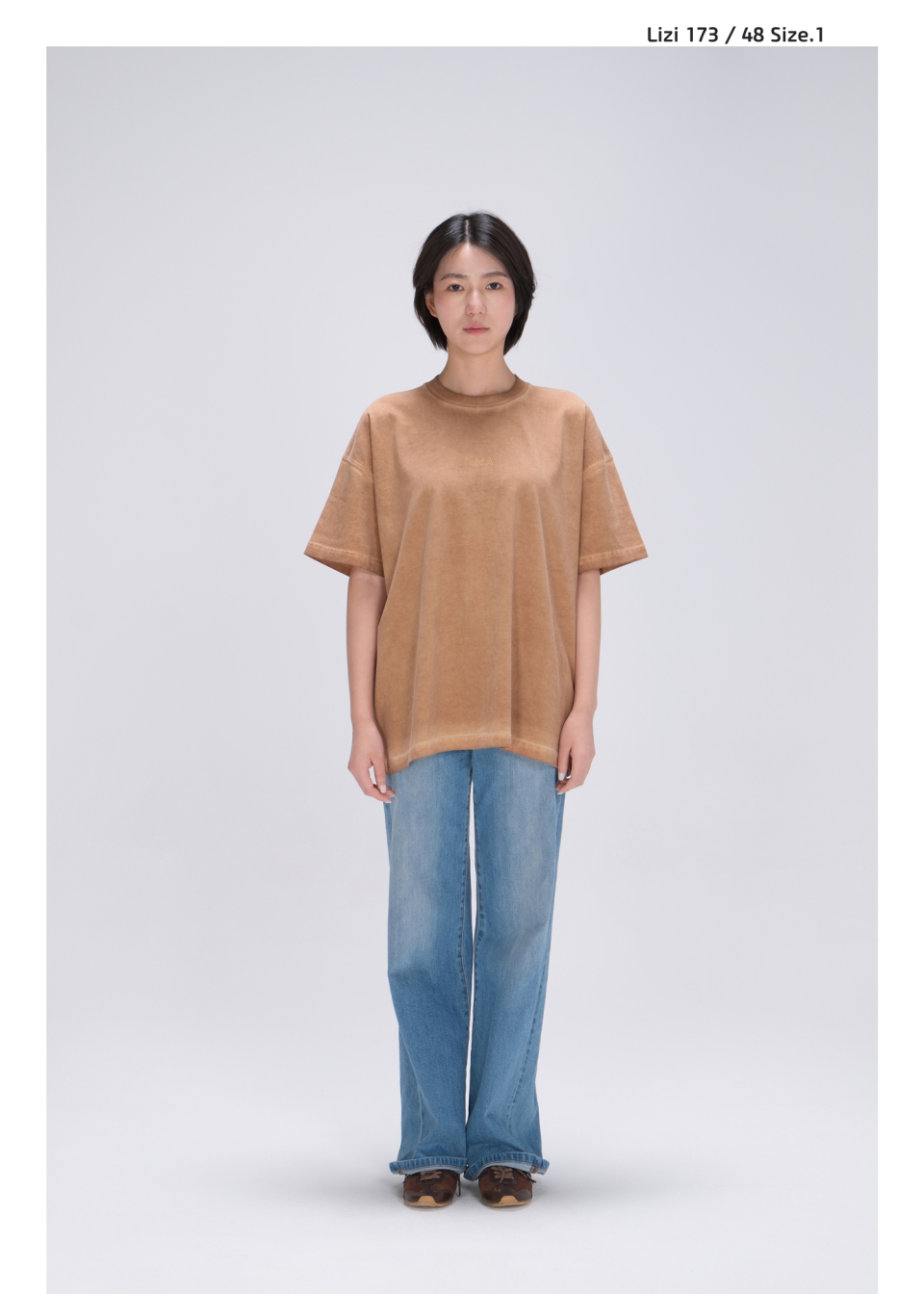 MUSINSA公式 | AKIA Oversized Short Sleeve T-Shirt - Pigment