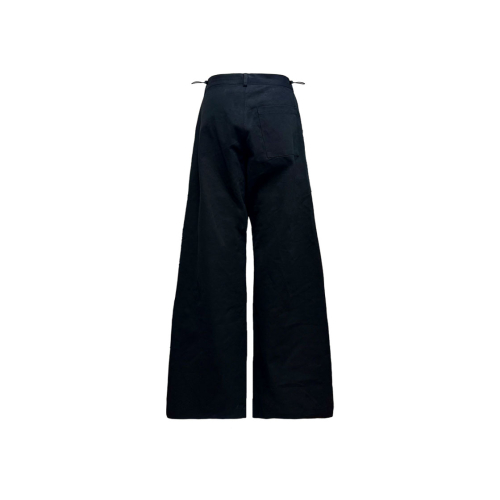 Брюки с карманами на коленях (Black)