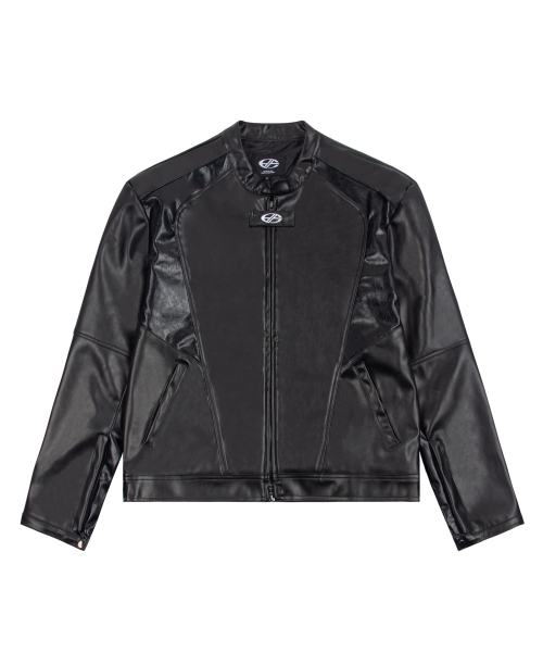 PU LEATHER RIDER JACKET