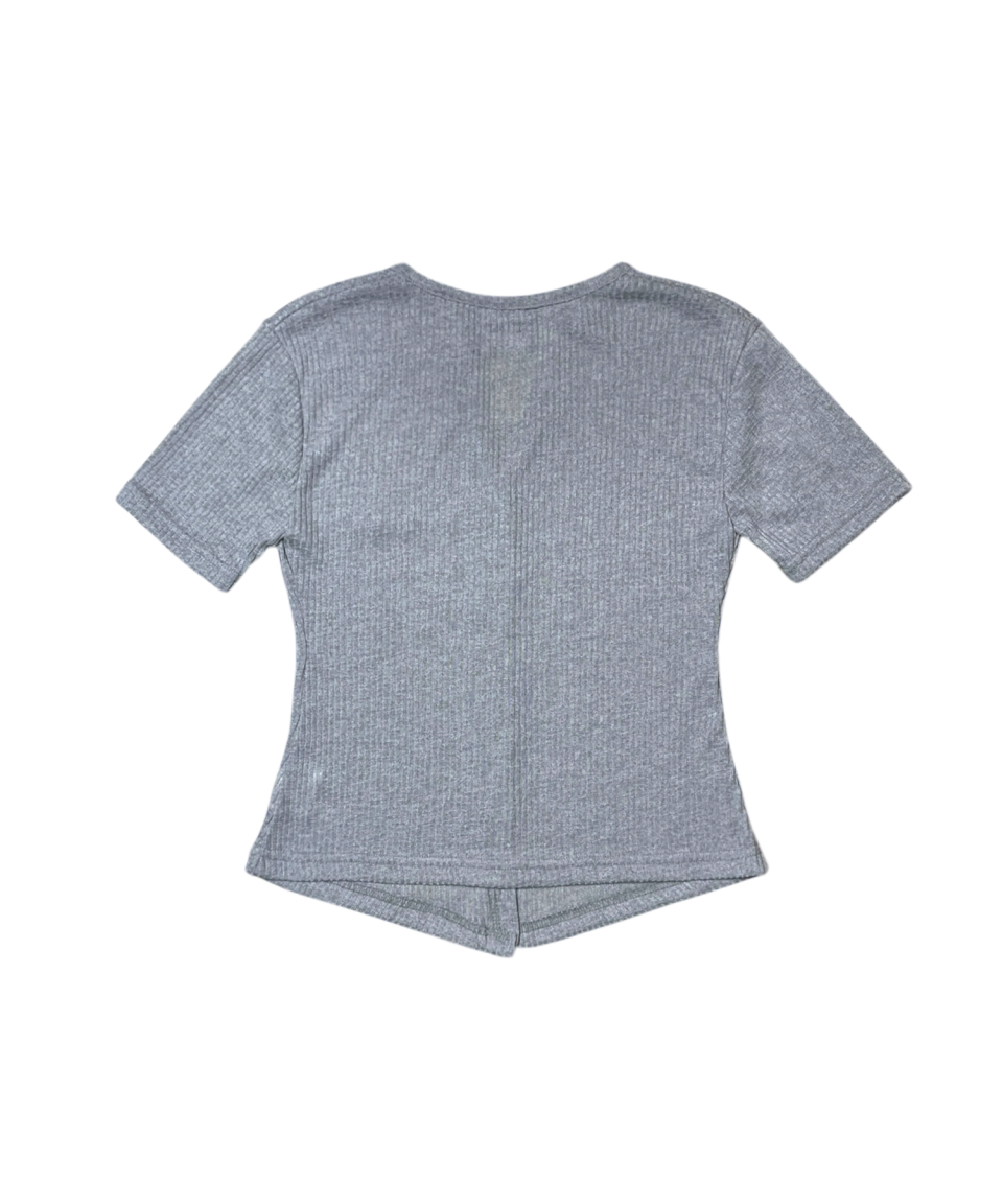 ★BORN SLIPPY★ Cloudy Ribbed ShortSleeve Cardigan Gray MUSINSA | BORN SLIPPY Cloudy Ribbed Short-Sleeve Cardigan (Gray)