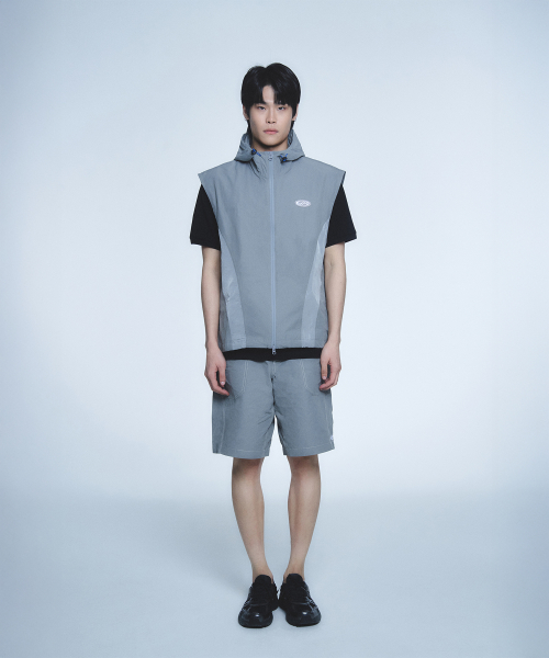 DIVISION WIND VEST-[GRAY]
